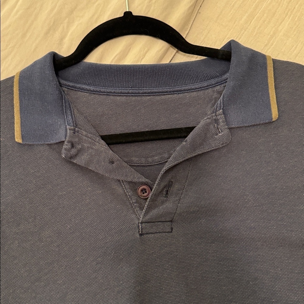 Men's Navy Polo Shirt - Picture 5 of 6